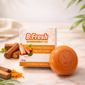 B-Fresh Premium Sandalwood and Turmeric Soap